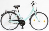 Csepel Budapest A 28 kontrás városi kerékpár Türkiz