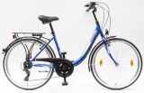 Csepel Budapest B 26 7 seb. városi kerékpár Sötétkék