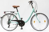 Csepel Budapest B 26 7 seb. városi kerékpár Türkiz