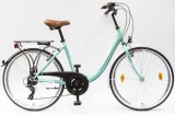 Csepel Budapest B 26 7 seb. városi kerékpár Türkiz