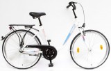 Csepel Budapest B 26 agyváltós városi kerékpár Fehér