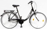 Csepel Budapest B 26 agyváltós városi kerékpár Fekete