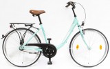 Csepel Budapest B 26 kontrás városi kerékpár Türkiz
