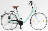 Csepel Budapest B 28 agyváltós városi kerékpár Türkiz