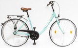 Csepel Budapest B 28 kontrás városi kerékpár Türkiz