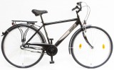 Csepel Budapest férfi 19" agyváltós városi kerékpár Fekete