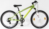 Csepel Woodlands Zero 6 sebességes alu 24 gyermek kerékpár Zöld
