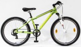 Csepel Woodlands Zero 6 sebességes alu 24 gyermek kerékpár Zöld