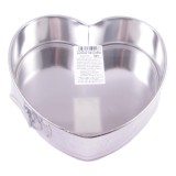 Cserni kapcsos torta forma szív alakú 21,7x25,8cm