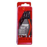 Csigafúró készlet fához 4-10 mm (5 db-os) Raider