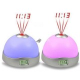 Csillag projektoros óra lámpa gyerekeknek, kivetítős óra asztali óra hangulatlámpa