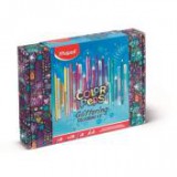 Csillámos színező készlet, MAPED "Color`Peps", 31 darabos [31 db]