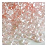 CsimpiStore Csiszolt Kristály gyöngy Világos rózsaszín (8mm, Műanyag) 20g/csomag