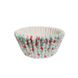 CsimpiStore Karácsonyi muffin papír 11 cm, 100db, csillagos, virágos