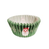 CsimpiStore Karácsonyi muffin papír 11 cm, 100db, mikulás