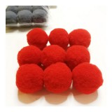 CsimpiStore Pom-Pom Piros 3 cm-es 9db/csomag