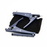 Csíptetős pingpongháló szett – kék hálóval, acél tartóval – Salta