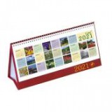 CSIZIO Naptár, asztali, álló, CSÍZIÓ, "Öko" bordó