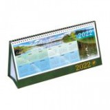 CSIZIO Naptár, asztali, álló, CSÍZIÓ, zöld - 2022