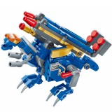 Csoda Kocka: Dinoszaurusz rakétákkal | 155 db építőkocka | építőjáték | QMAN 41214