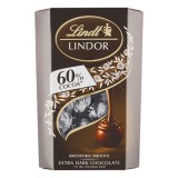 Csokoládé lindt lindor 60 cacao étcsokoládé golyók díszdobozba 200g