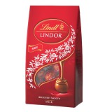 Csokoládé lindt lindor milk tejcsokoládé golyók dísztasakban 137g