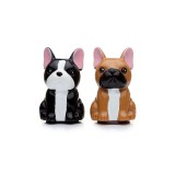 Csokoládés ajakbalzsam - francia bulldog alakú, fekete