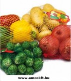 Csomagoló háló / neccháló, B-63 típusú, narancssárga, 100m/tömlő