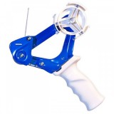 Csomagzáró gép 50 mm széles és 100 méter hosszúságú öntapadó ragasztószalagokhoz (kék)