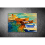 Csónakok Vászonkép 036 fes-036