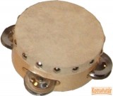 Csörgődob, fa testű, 3 pár csörgővel