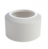 Csőtakaró, műanyag, magas, két részes, Ø110 mm