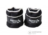 Csukló- és bokasúly Aktivsport 2x2 kg fekete-szürke, állítható