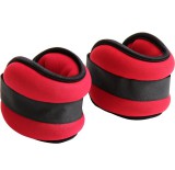 Csukló és Bokasúly, Kéz-lábsúly 2×2 kg, Piros, SPARTAN