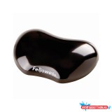 Csuklótámasz, mini, géltöltésű, Fellowes® Crystal Gel, fekete