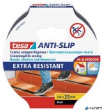 Csúszásgátló szalag, 25 mm x 5 m, TESA "Anti-slip", fekete