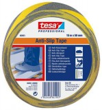 Csúszásgátló szalag, 50 mm x 15 m, TESA Anti-Slip, fekete-sárga (TE60951)