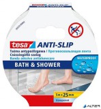 Csúszásgátló szalag, fürdőszobai, 25 mm x 5 m, TESA "Anti-Slip", átlátszó