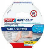 Csúszásgátló szalag, fürdőszobai, 25 mm x 5 m, TESA Anti-Slip, átlátszó (TE55533)