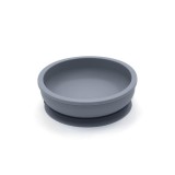 Csúszásgátlós szilikon tálka - szürke