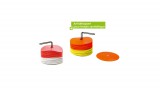 Csúszásmentes jelölőkorong készlet tartóval – 24 db, 15 cm TREMBLAY