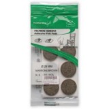 Csúsztatófilc öntapadó d=28 barna (6db) (3341530)