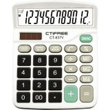 CTIFREE CT-837V számológép, 120x150mm, 12 számjegy, dual power (CT-837V)