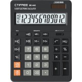 CTIFREE SDC-444S fekete számológép, 155x205mm, 12 számjegy, dual power (SDC-444S)