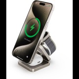 CubeNest Qi2 SQ312 Pro Titanium 3in1 MagSafe kompatibilis töltő (6974699971627)