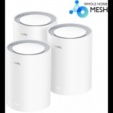 CUDY AX3000 Wi-Fi 6 Mesh 2,5Gb Solution, fehér (3-pack) (M3000(3-Pack)w)