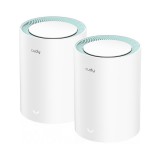 Cudy M1300 AC1200 Dual Band Whole Home Wi-Fi Mesh System (2-Pack) 00216286