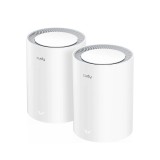 Cudy M3000 AX3000 2.5G Dual Band Wi-Fi 6 Mesh System White (2-pack) 00189317