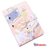 Cuki cicás napló mancs lezáróval, belső mintával