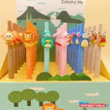 Cuki Figurás fekete zselés toll, 0.5mm